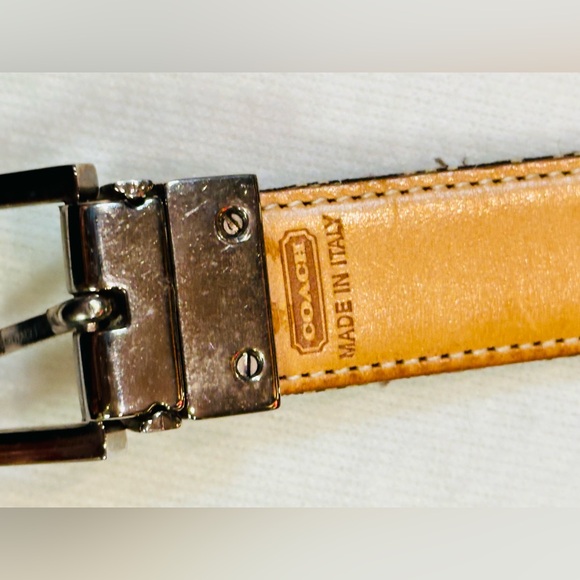 Coach Monogram Signature Belt, size 36 inch - Picture 2 of 5